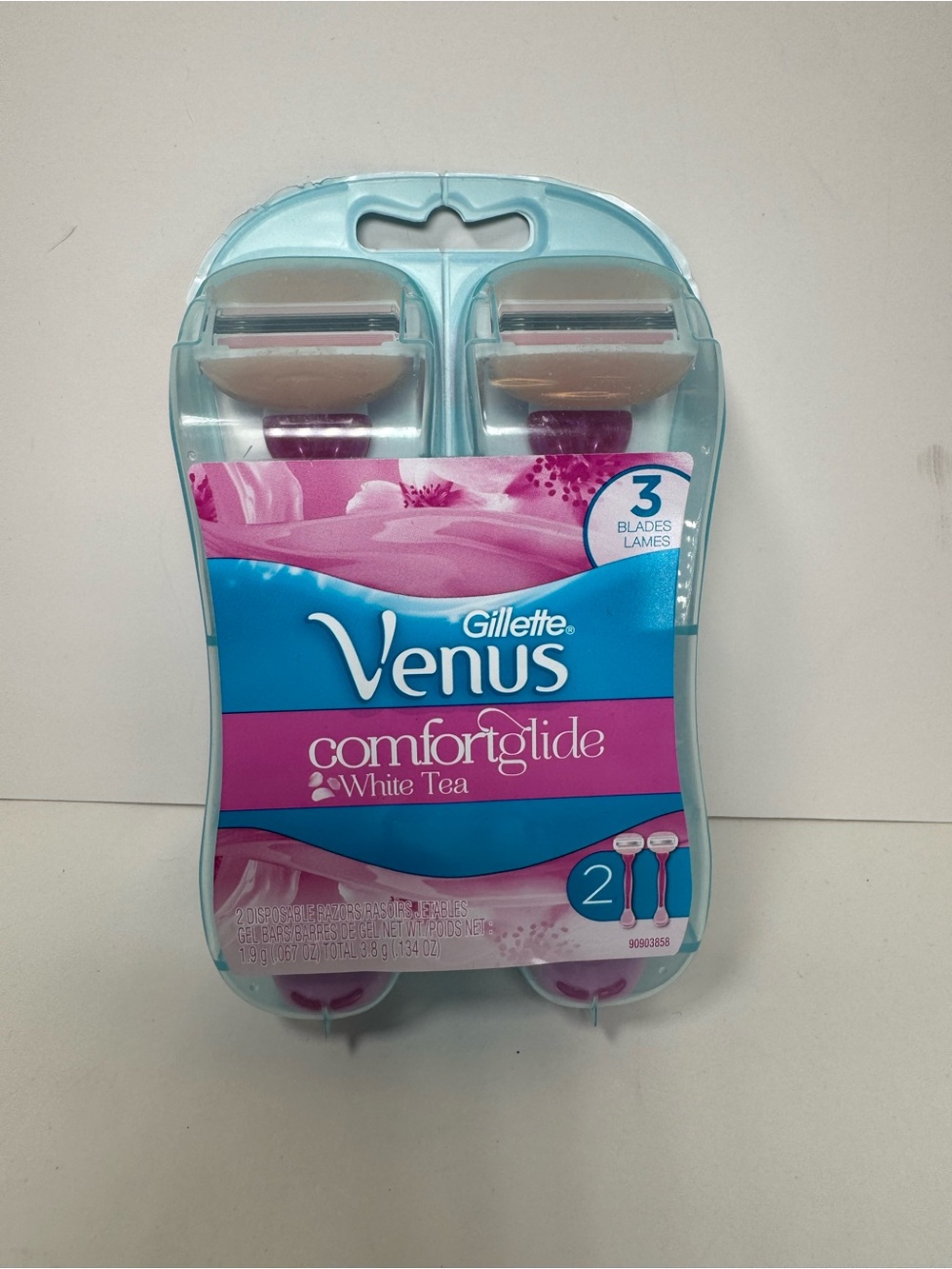 2 Pack Gillette Venus ComfortGlide Disposable Razors with White Tea Y2K New